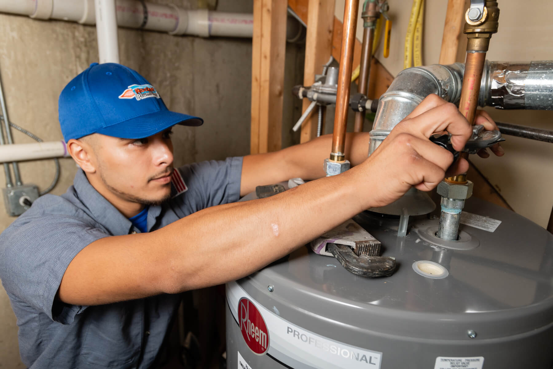 Hooking up a hot water heater